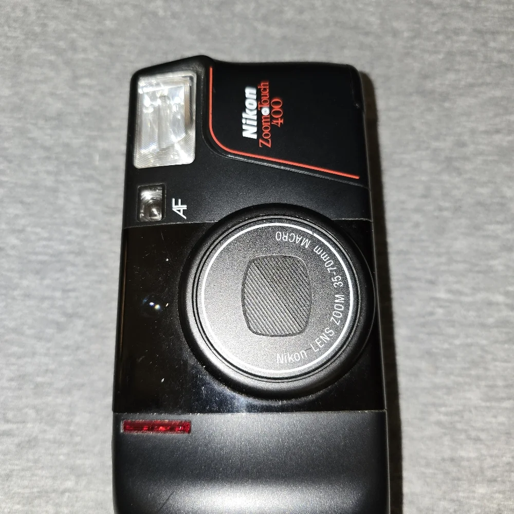 Nikon Zoom Touch 400 35mm Point & Shoot Film Camera - 35-70mm Macro